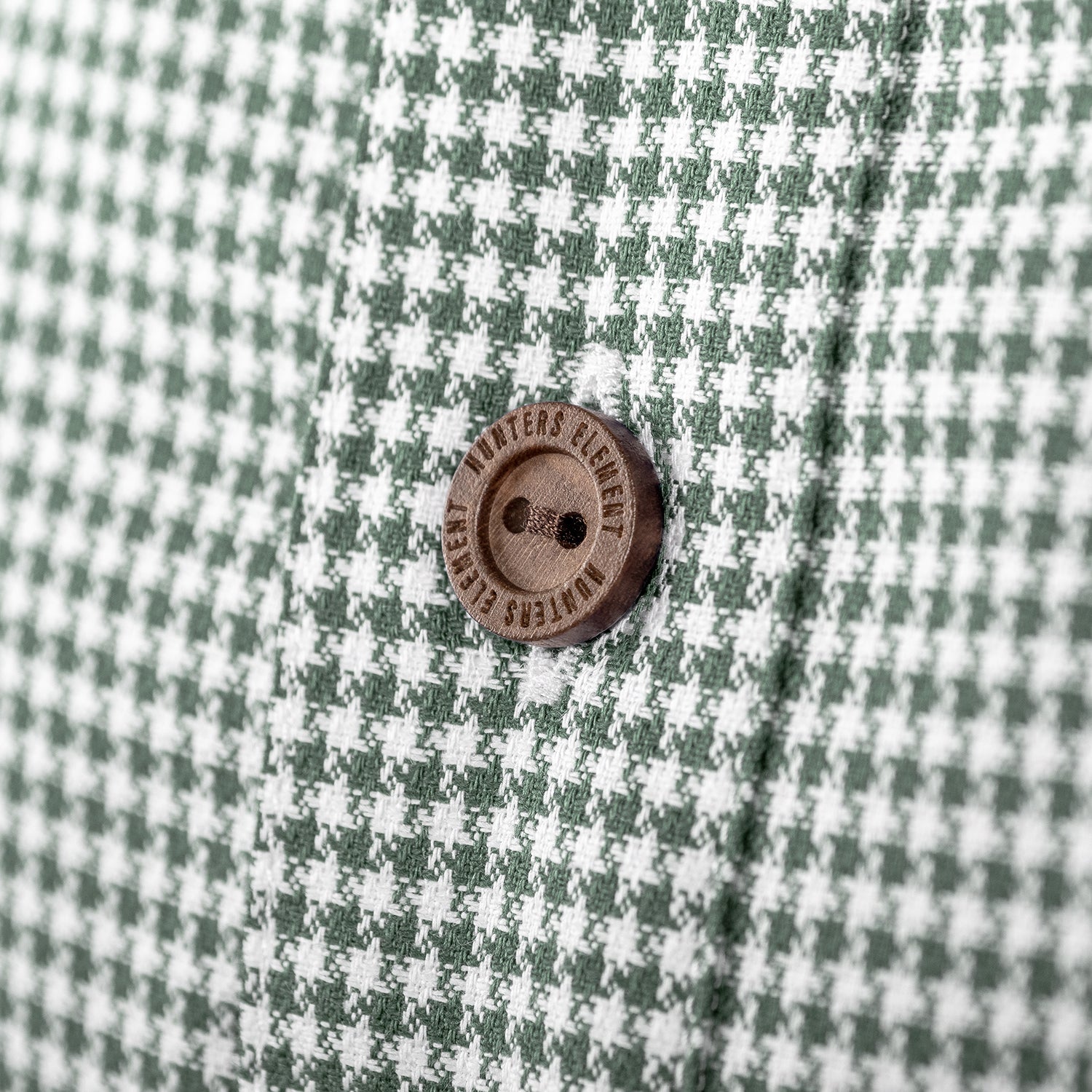 Mens green white plaid cotton rural work shirt button
