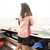 Wave Biker Shorts Womens