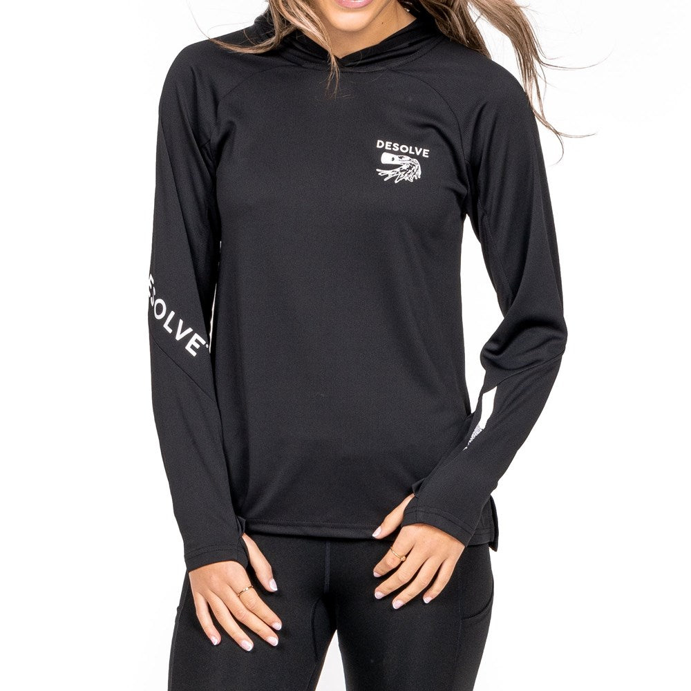 Ahi Fish Face Hoodie Women's