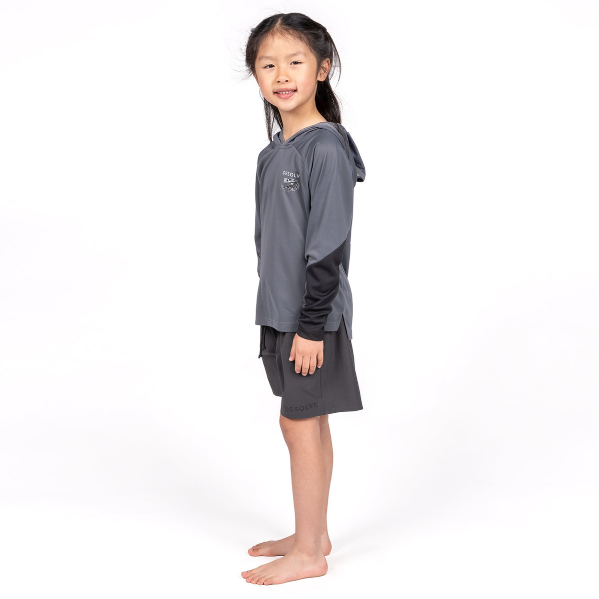 Ahi Fish Face Hoodie Kids'