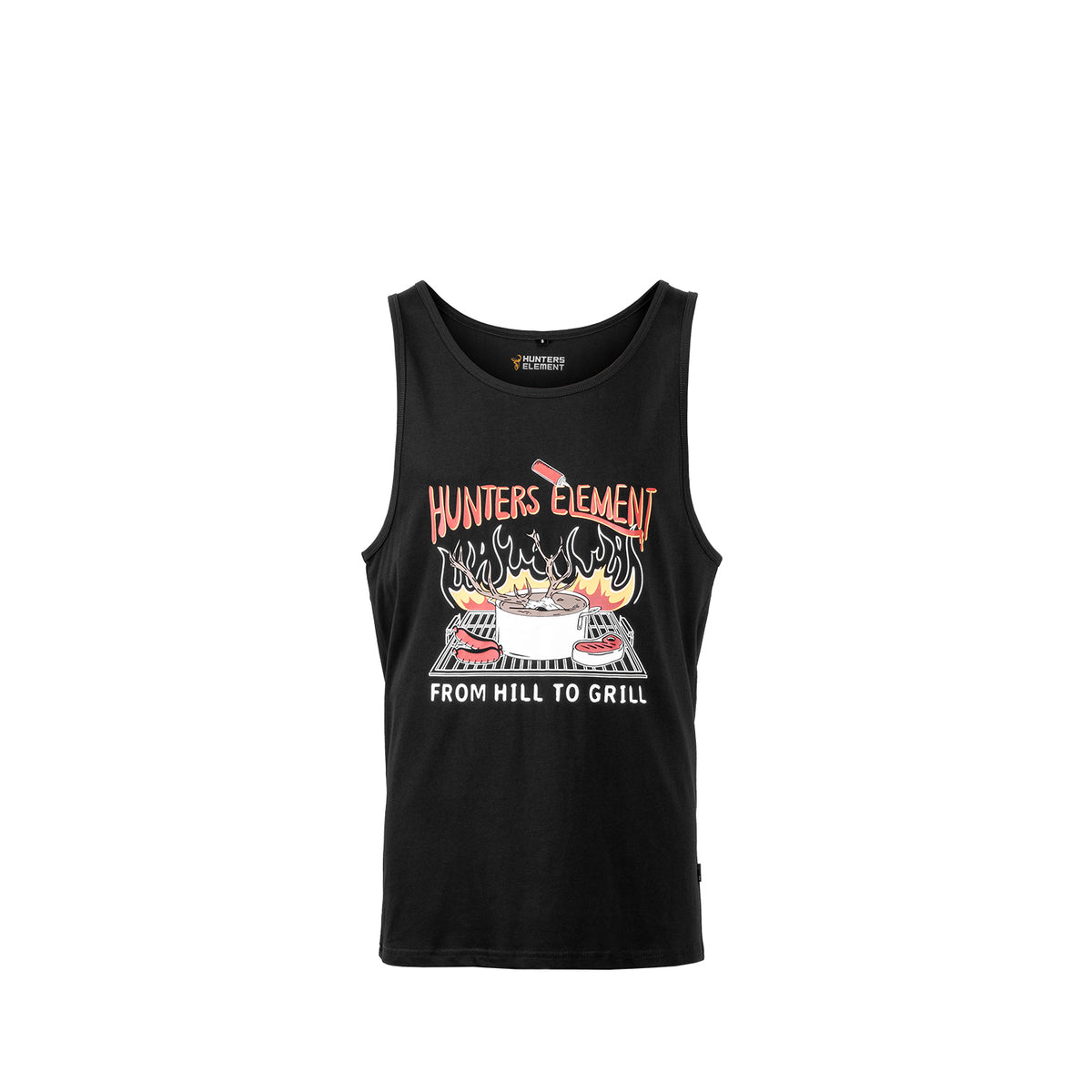 Hill to Grill Singlet | Unique Design Top - Hunters Element NZ