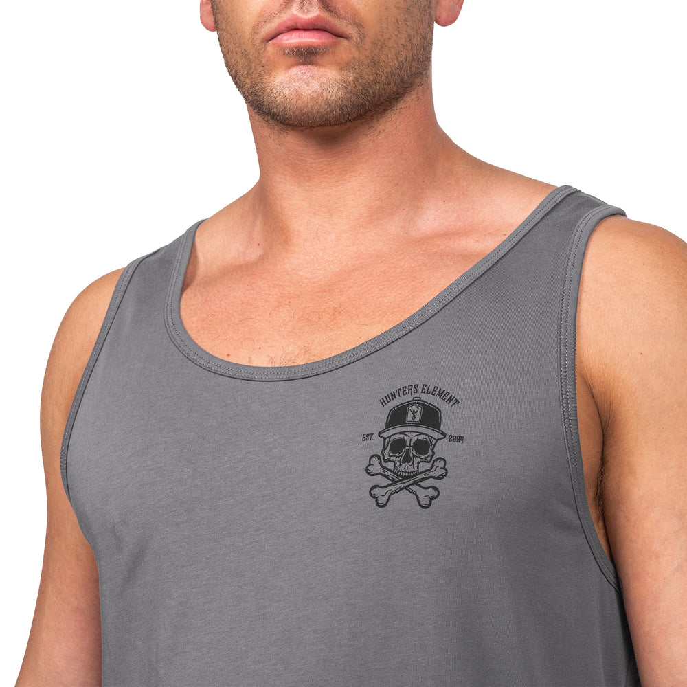 Skullcap Singlet | Premium Quality Cotton - Hunters Element NZ