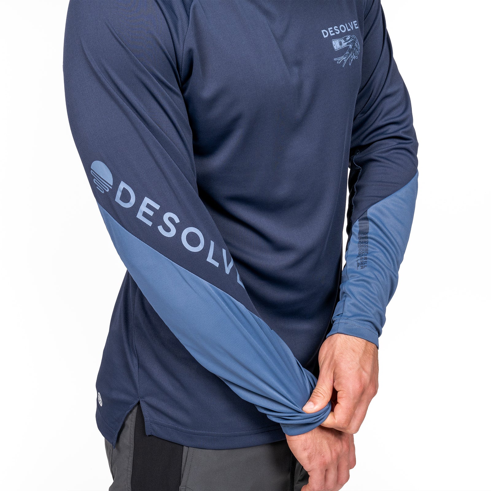 Stripey Fish Face Hoodie