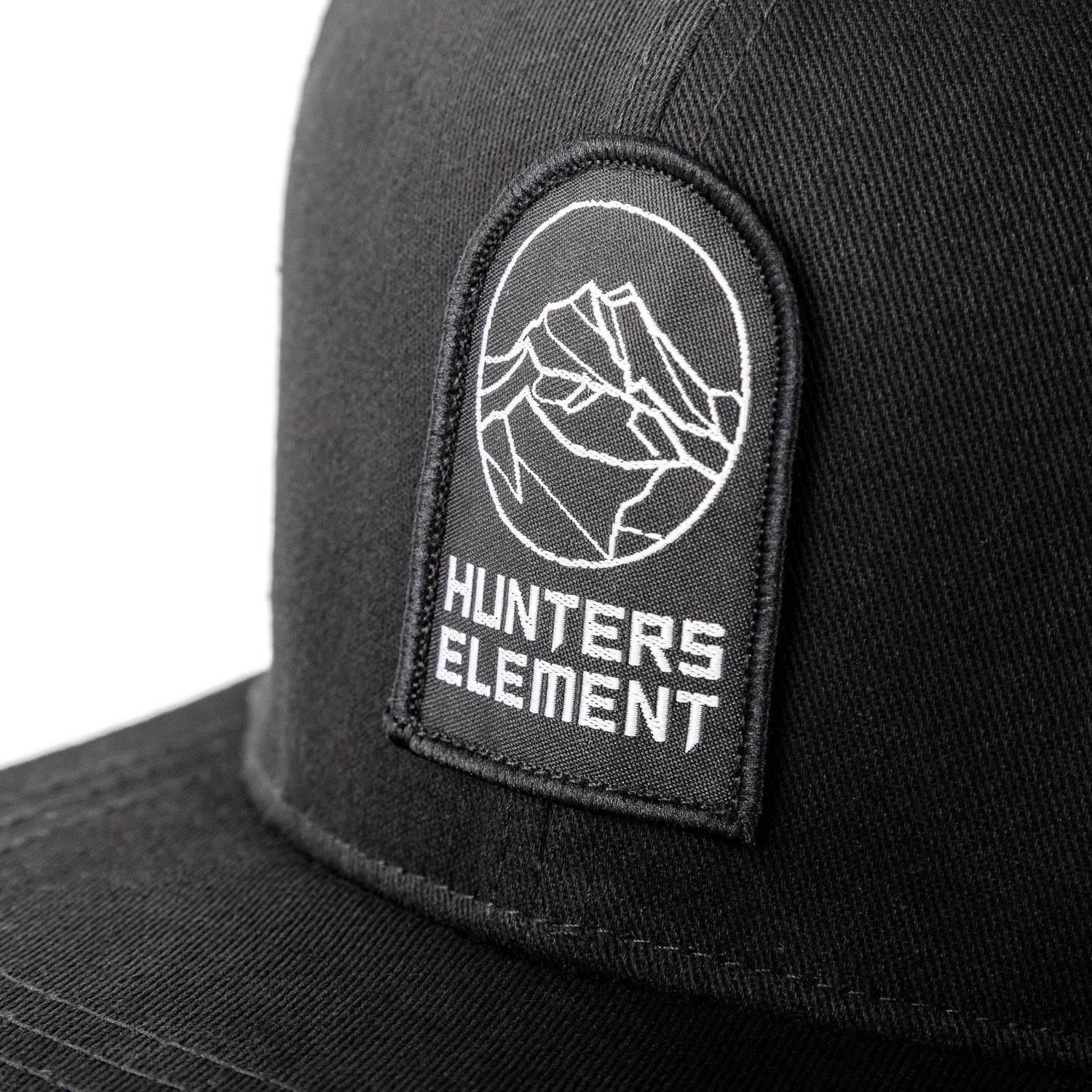 Black flat hotsell peak hat