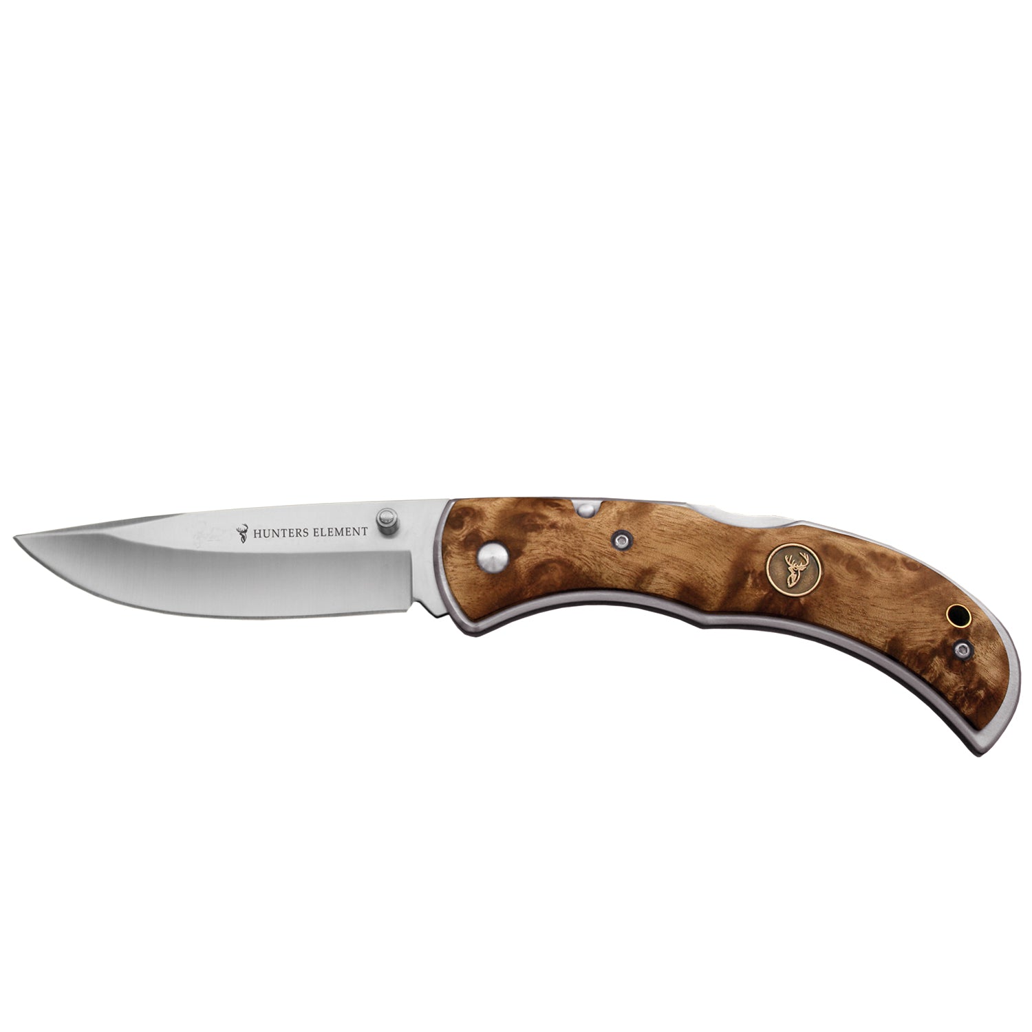 Folding hunting knife