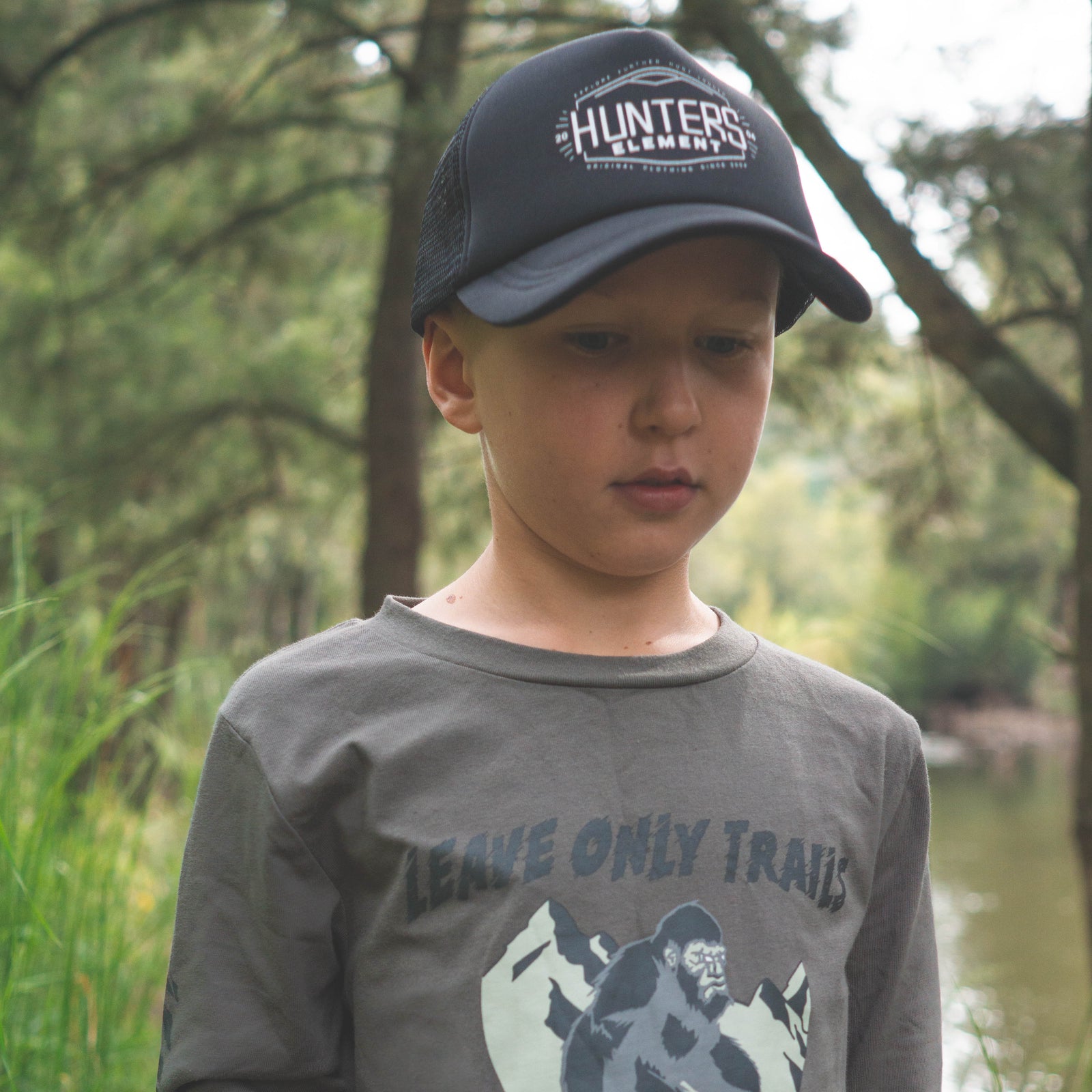 Leave Only Trails LS Tee Kids'