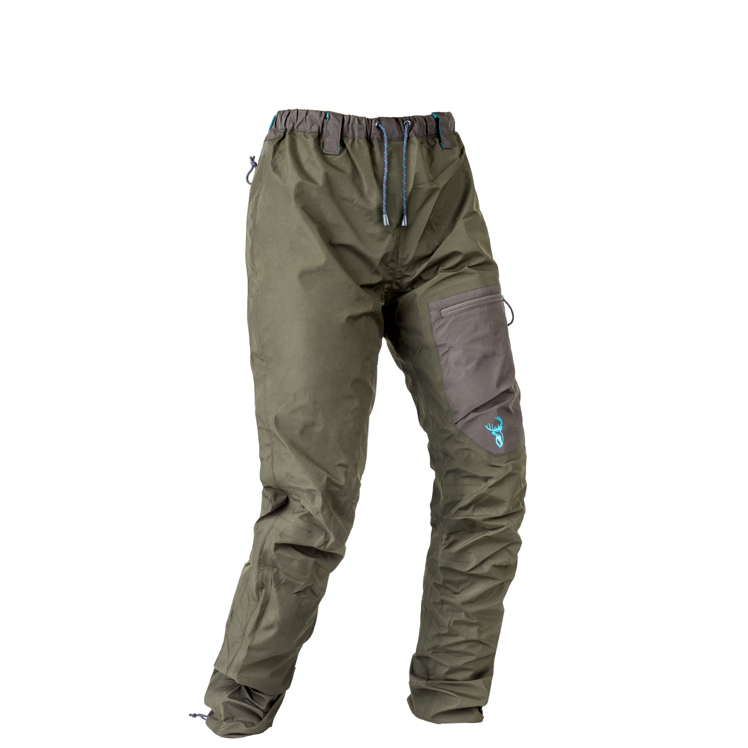 Full length shop zip waterproof trousers