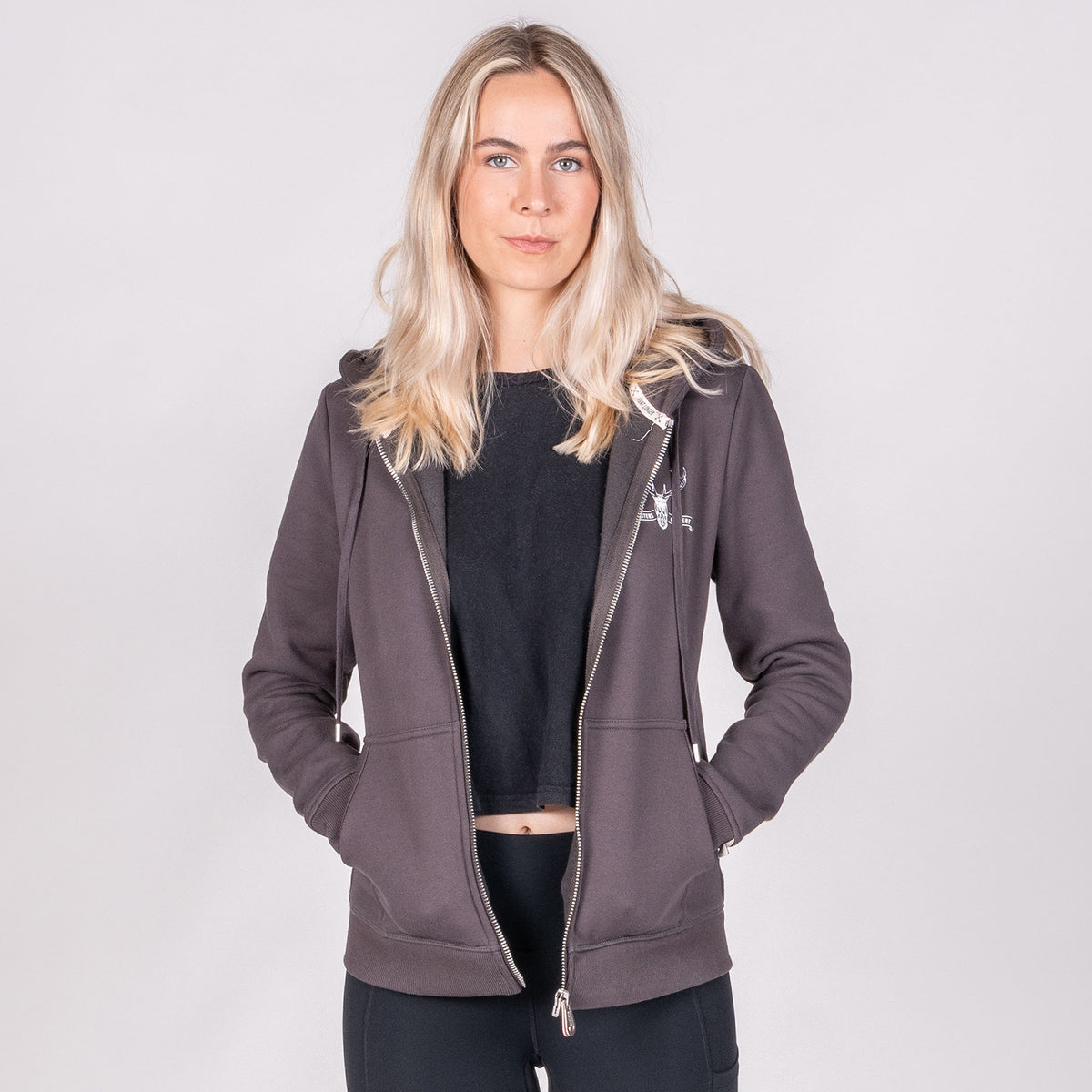 Red Stag Zip Hoodie Women's
