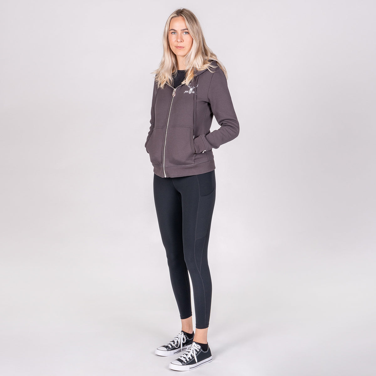 Red Stag Zip Hoodie Women's