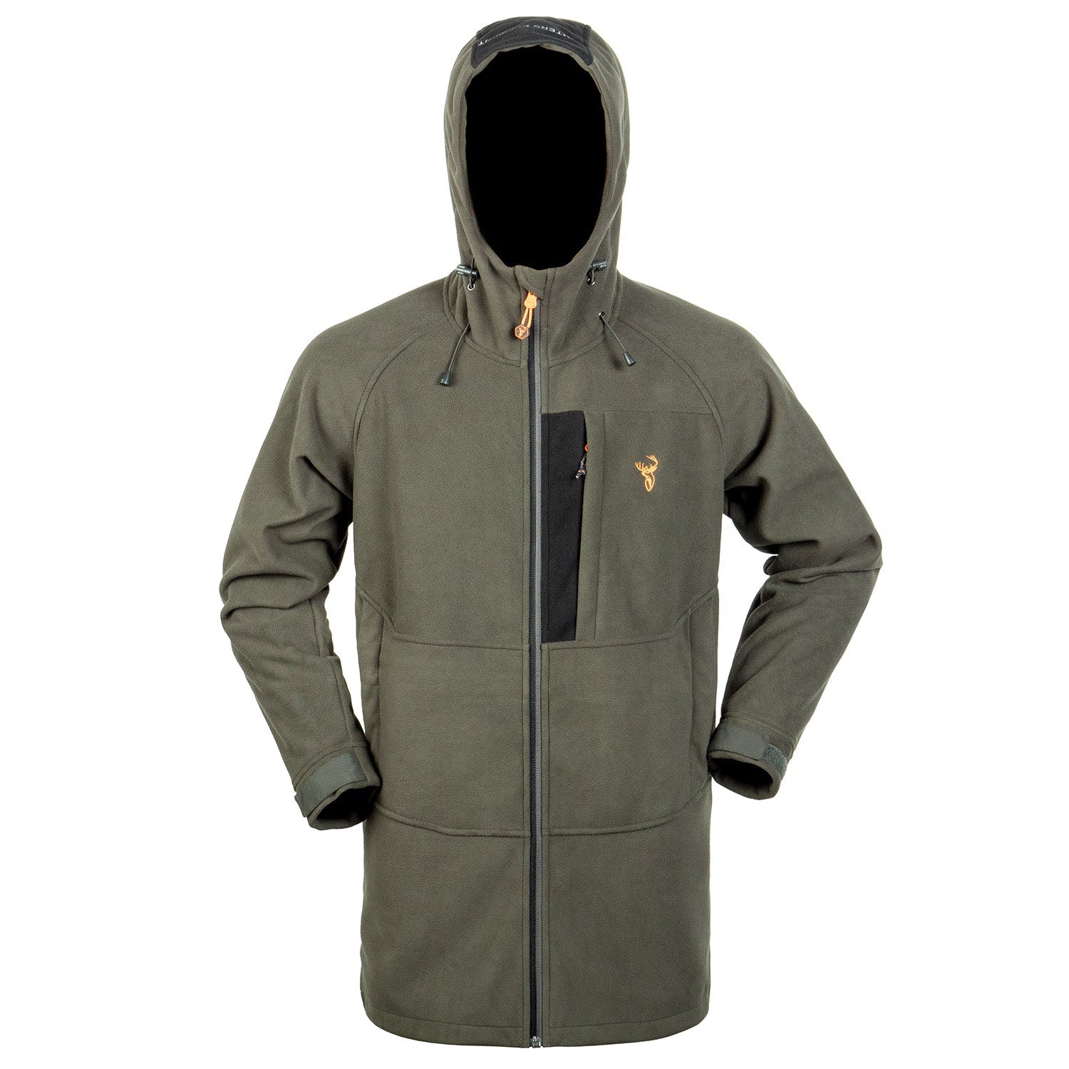 Hunters Element Sentry Bush Coat Full Zip Polyester Fleece Hunting And Tramping Coat Mens Hunters Element NZ