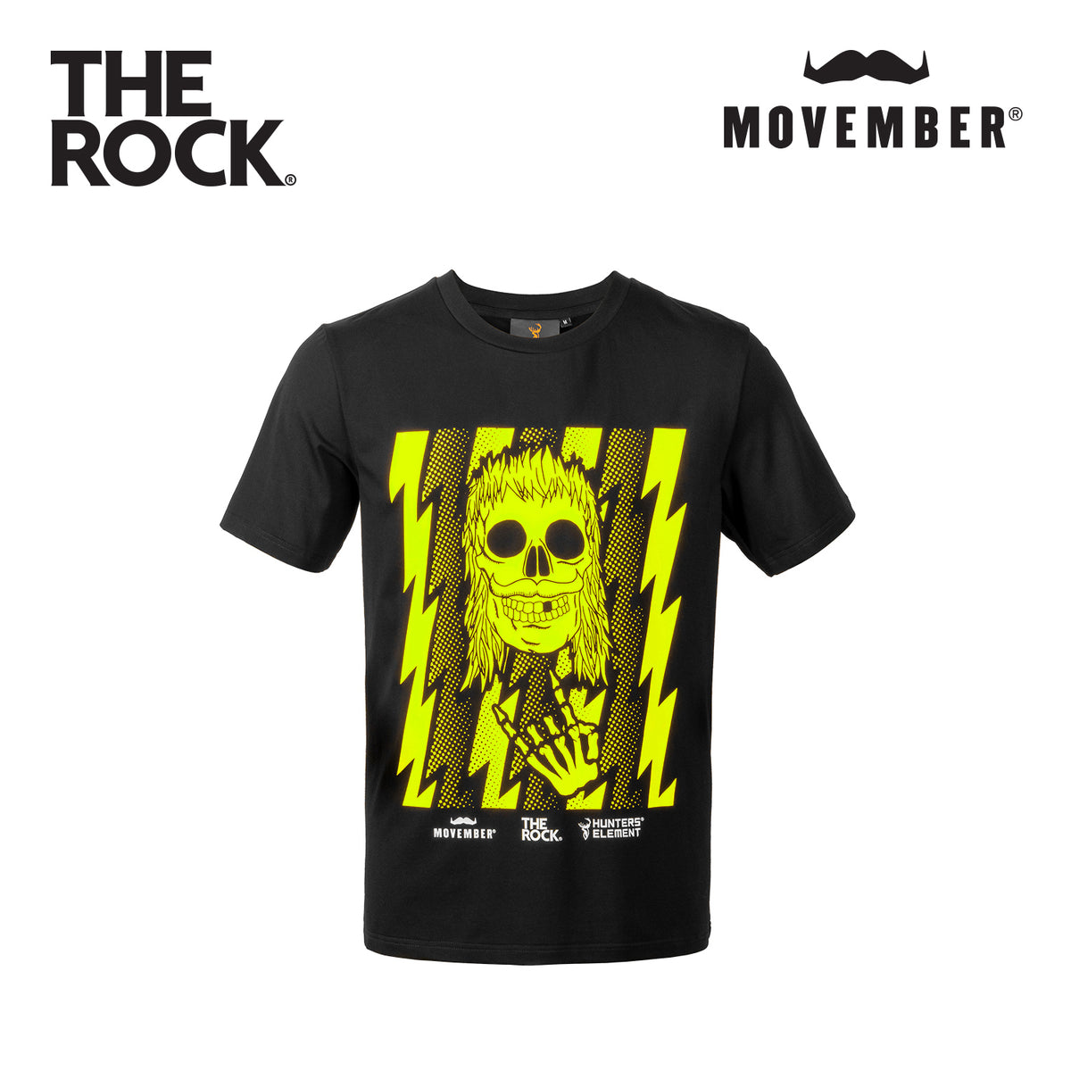 Hunters Element | Skullet Tee | Movember x The Rock x Hunters Element Collab - Hunters Element