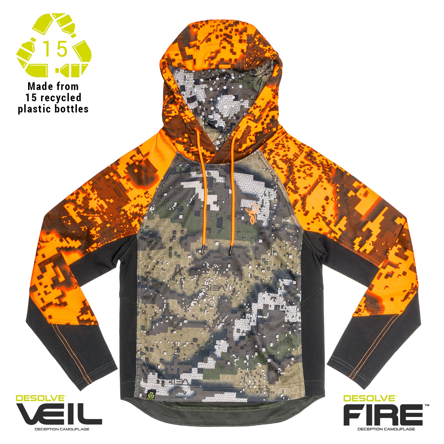 Hunters Element Vantage Hoodie Lightweight Camo Hunting Hoodie